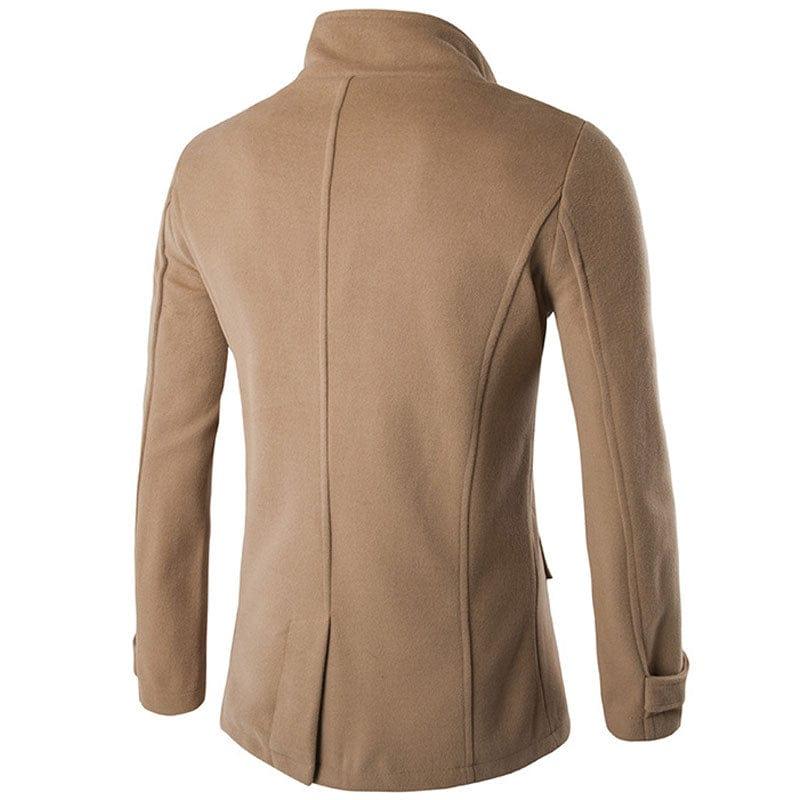 Manteau homme de ville avec fermeture à bouton - Adenbora