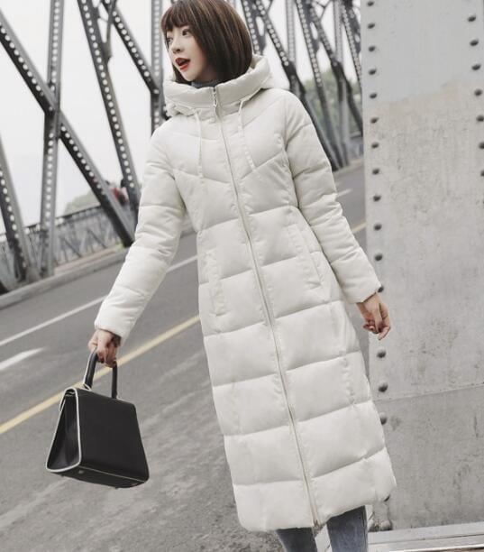 Manteau long parka pour femme simple et slim élégant - Adenbora