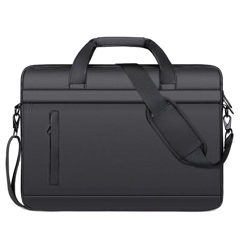 Mincelles minces pour hommes pour hommes sacs à main imperméables de grande capacité de grande capacité ordinateur portable de 15,6 pouces - Adenbora