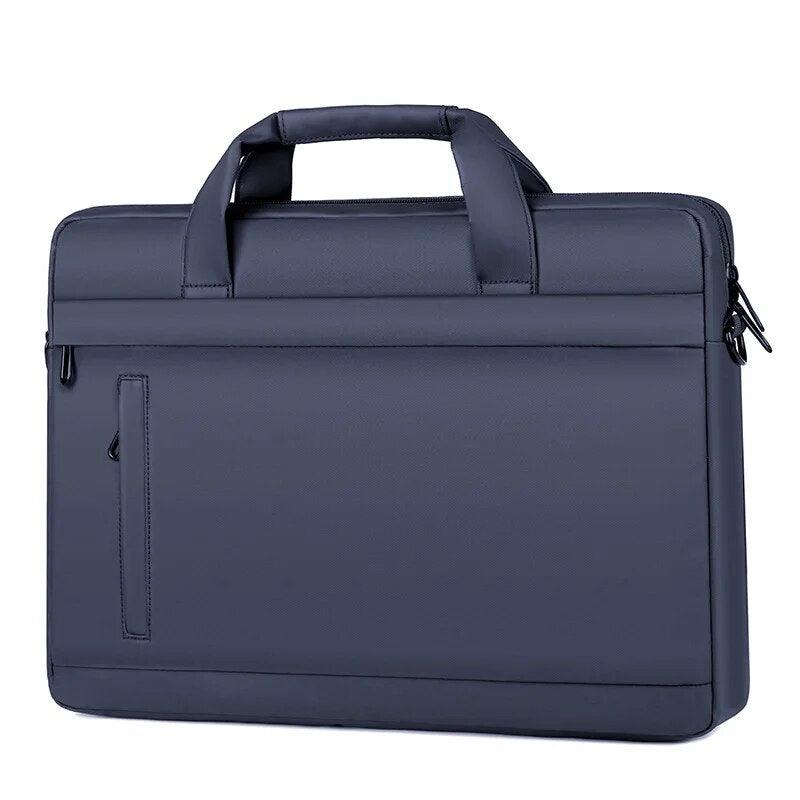 Mincelles minces pour hommes pour hommes sacs à main imperméables de grande capacité de grande capacité ordinateur portable de 15,6 pouces - Adenbora