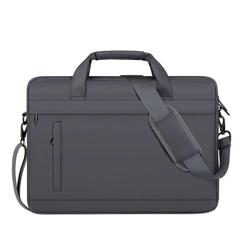 Mincelles minces pour hommes pour hommes sacs à main imperméables de grande capacité de grande capacité ordinateur portable de 15,6 pouces - Adenbora