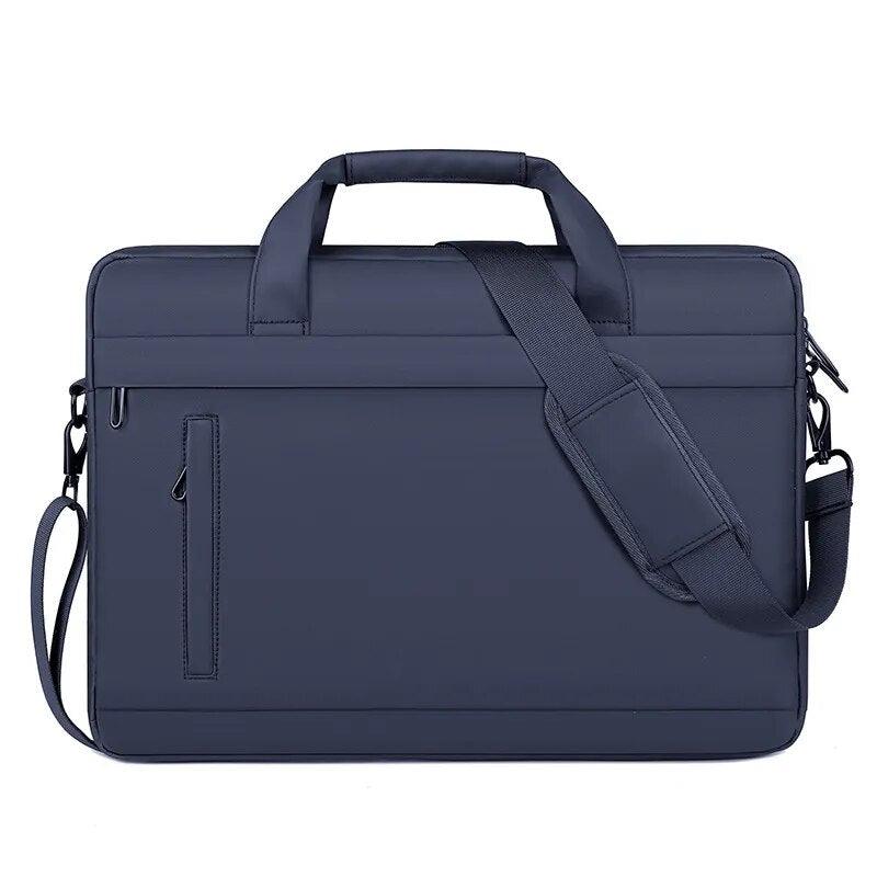 Mincelles minces pour hommes pour hommes sacs à main imperméables de grande capacité de grande capacité ordinateur portable de 15,6 pouces - Adenbora