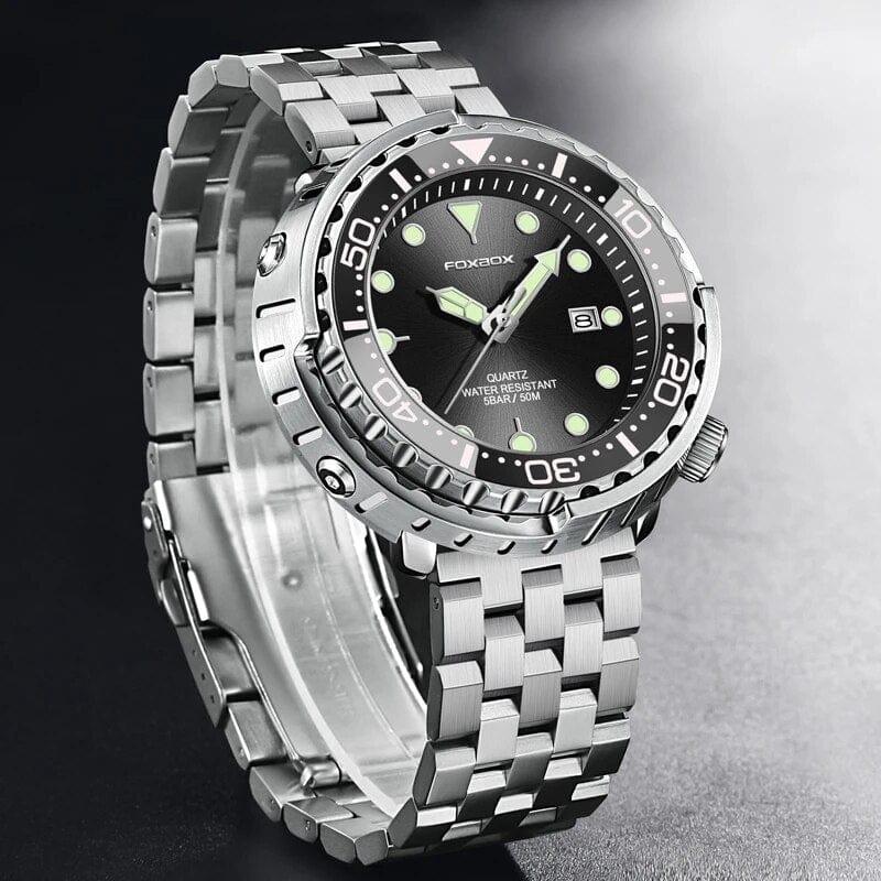 Montre-bracelet Quartz pour homme avec fonctions multiples et résistance à l'eau - Adenbora