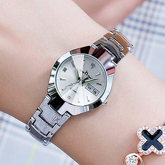 Montre Femme Quartz de Luxe 2021 à Petit Cadran avec Bracelet, Calendrier et Fonctionnalités Résistantes à l’Eau - Adenbora