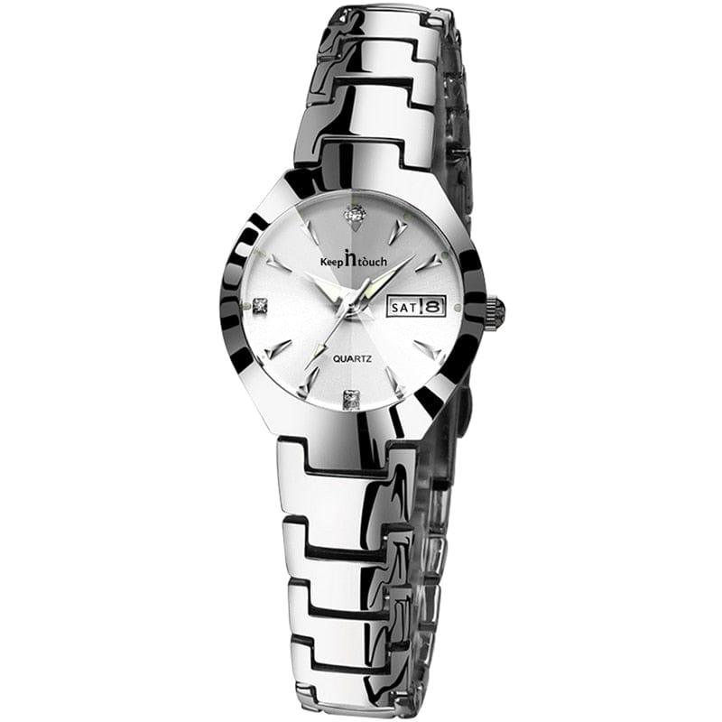 Montre Femme Quartz de Luxe 2021 à Petit Cadran avec Bracelet, Calendrier et Fonctionnalités Résistantes à l’Eau - Adenbora