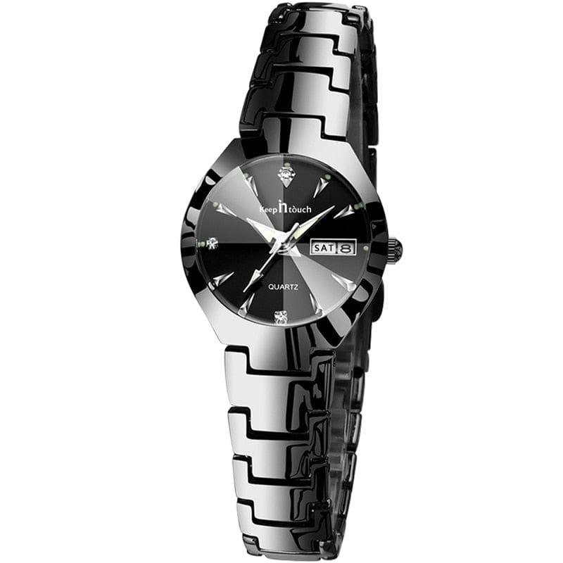 Montre Femme Quartz de Luxe 2021 à Petit Cadran avec Bracelet, Calendrier et Fonctionnalités Résistantes à l’Eau - Adenbora