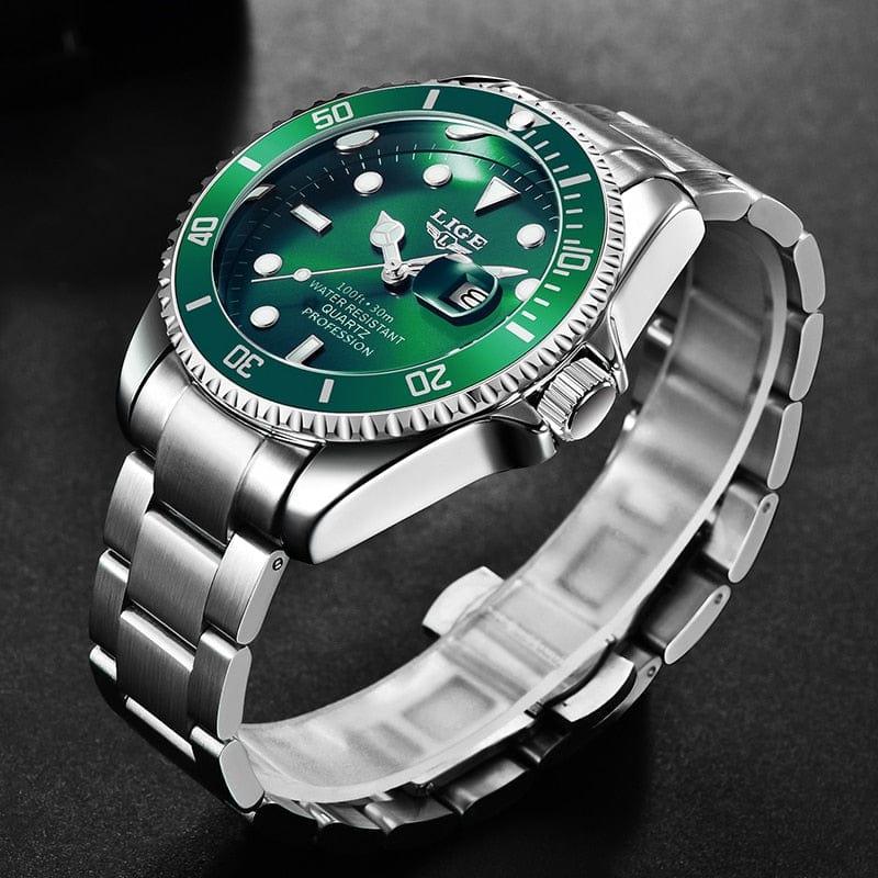 Montre homme Luxury Fashion Diver Watch Men 30ATM Waterproof Date Clock Sport Watches - Adenbora