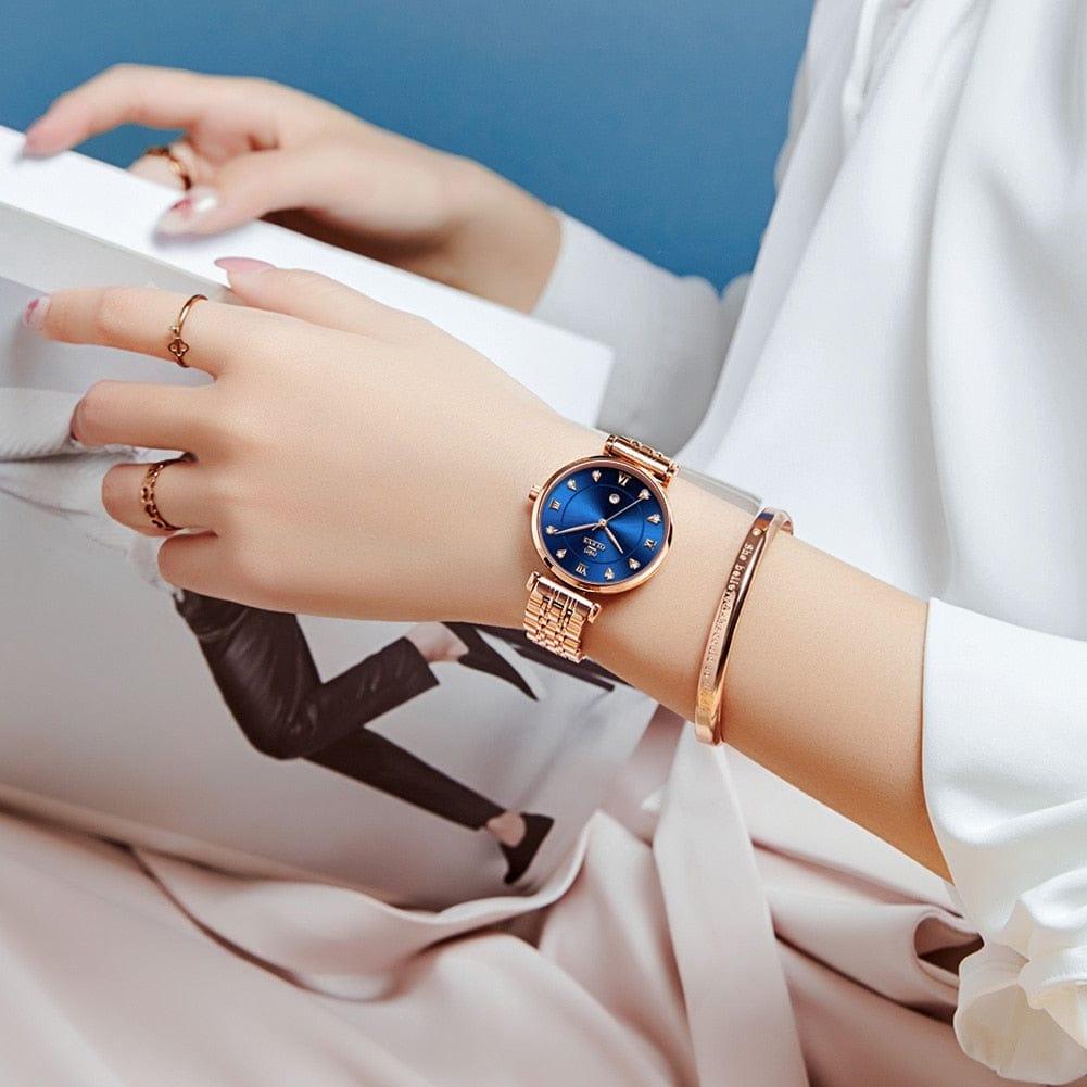 montres pour femmes avec bracelet luxe - Adenbora