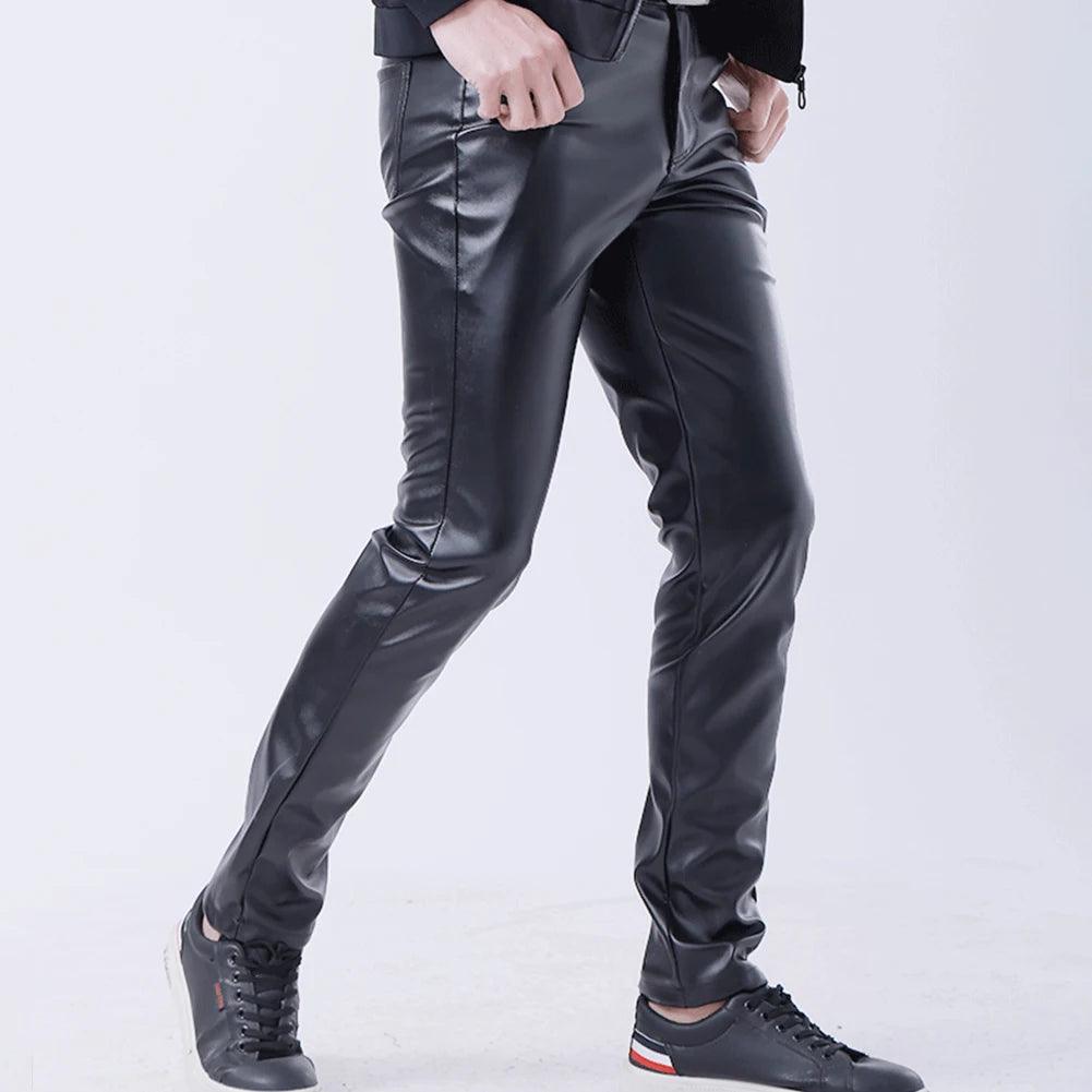 Pantalon Homme Adenbora : Style Biker Skinny pour Fêtes & Événements, Confort Polyester-Spandex. - Adenbora