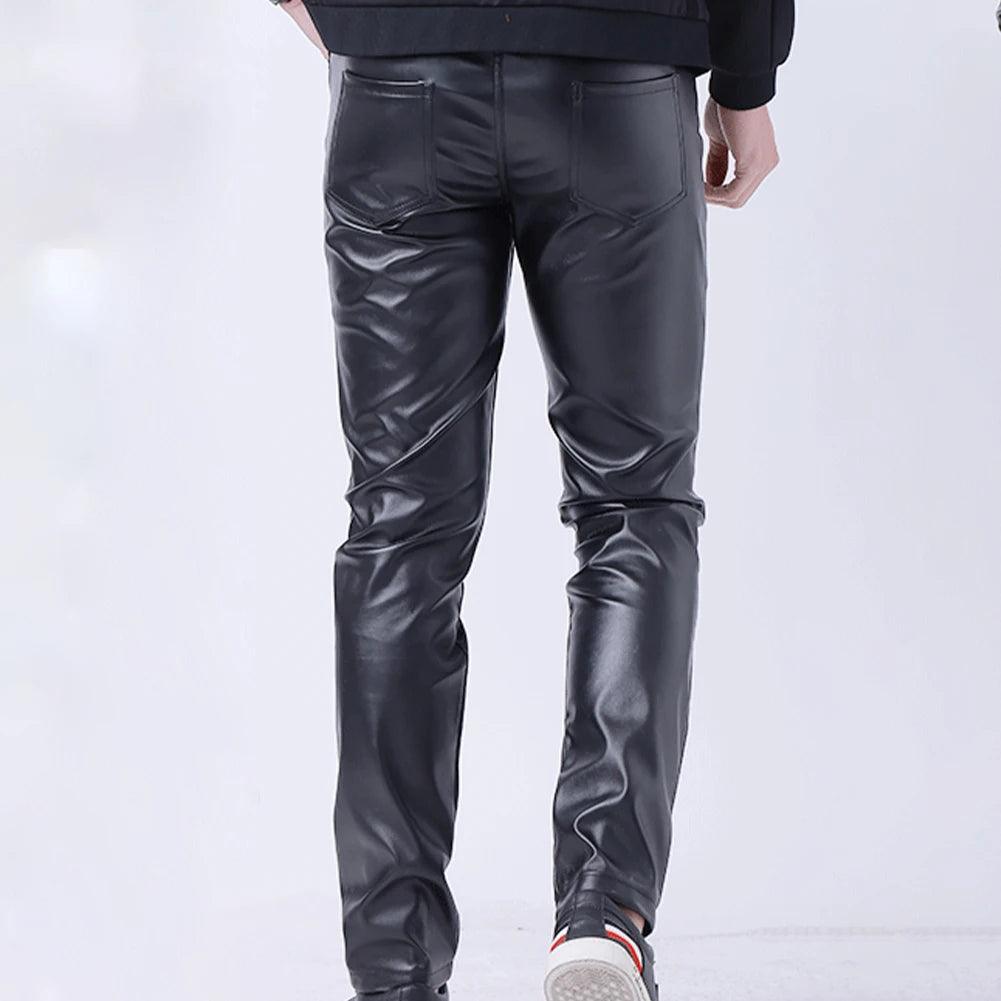 Pantalon Homme Adenbora : Style Biker Skinny pour Fêtes & Événements, Confort Polyester-Spandex. - Adenbora