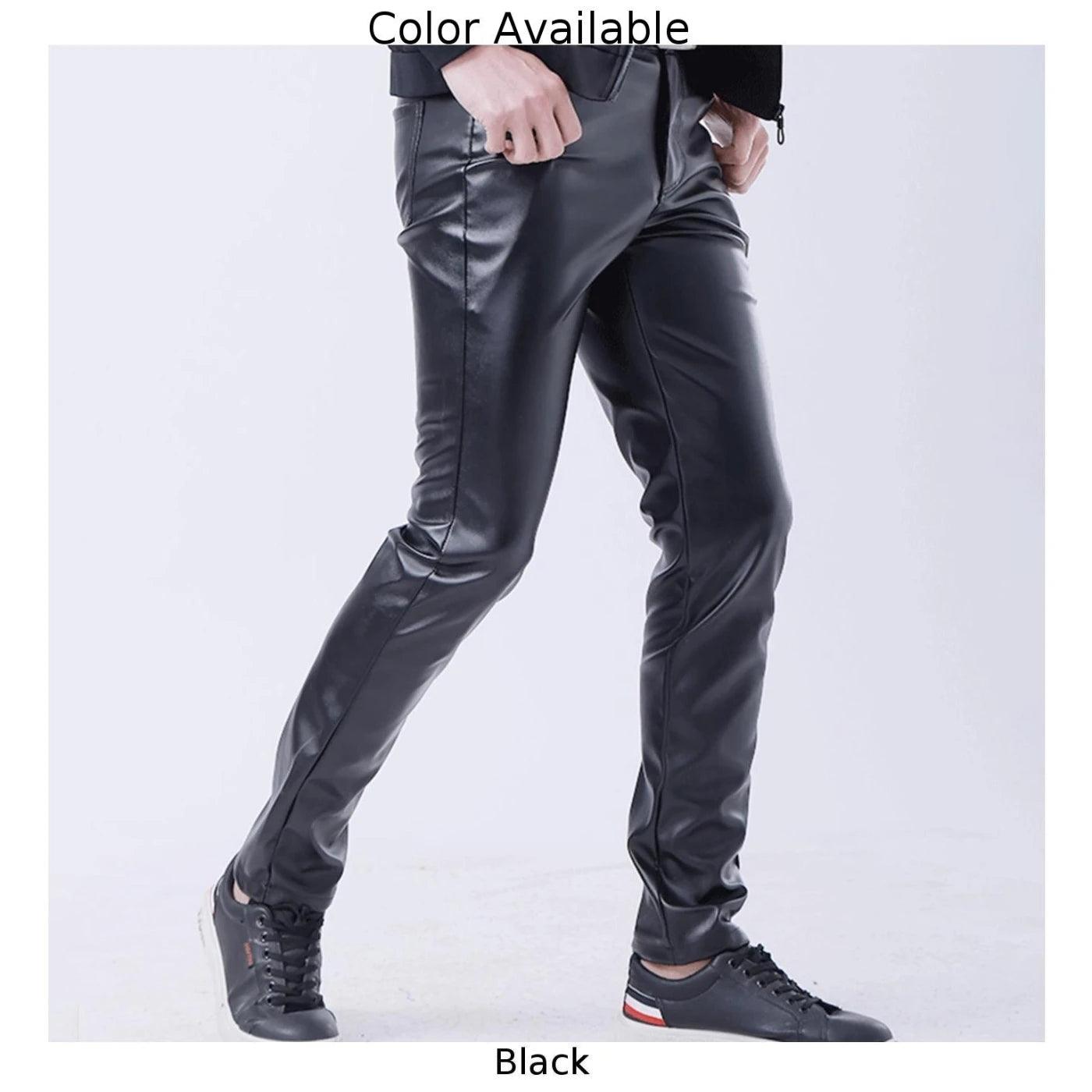 Pantalon Homme Adenbora : Style Biker Skinny pour Fêtes & Événements, Confort Polyester-Spandex. - Adenbora