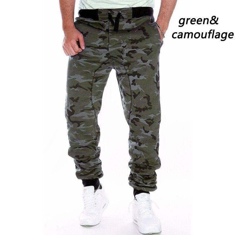 Pantalon militaire cargo Camouflage à taille élastique - Adenbora