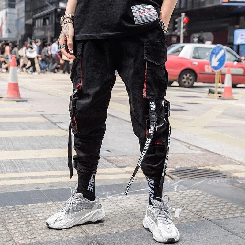 Pantalon style streetwear tactique originale jogger pants - Adenbora