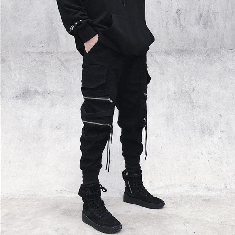 Pantalon style streetwear tactique originale jogger pants - Adenbora