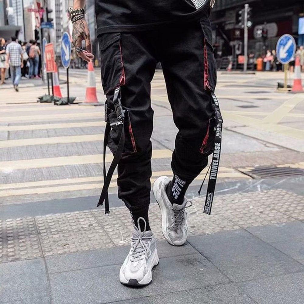 Pantalon style streetwear tactique originale jogger pants - Adenbora