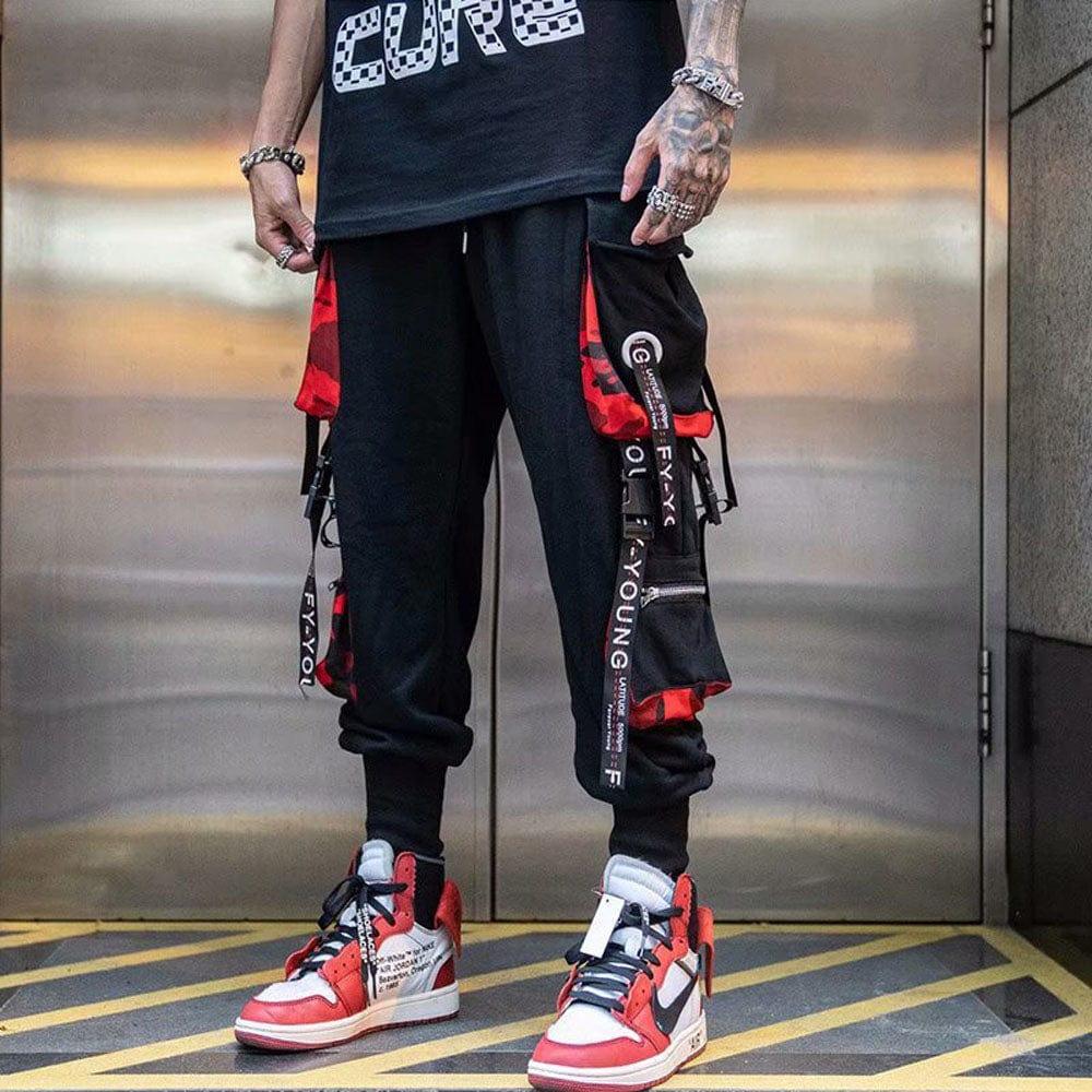 Pantalon style streetwear tactique originale jogger pants - Adenbora