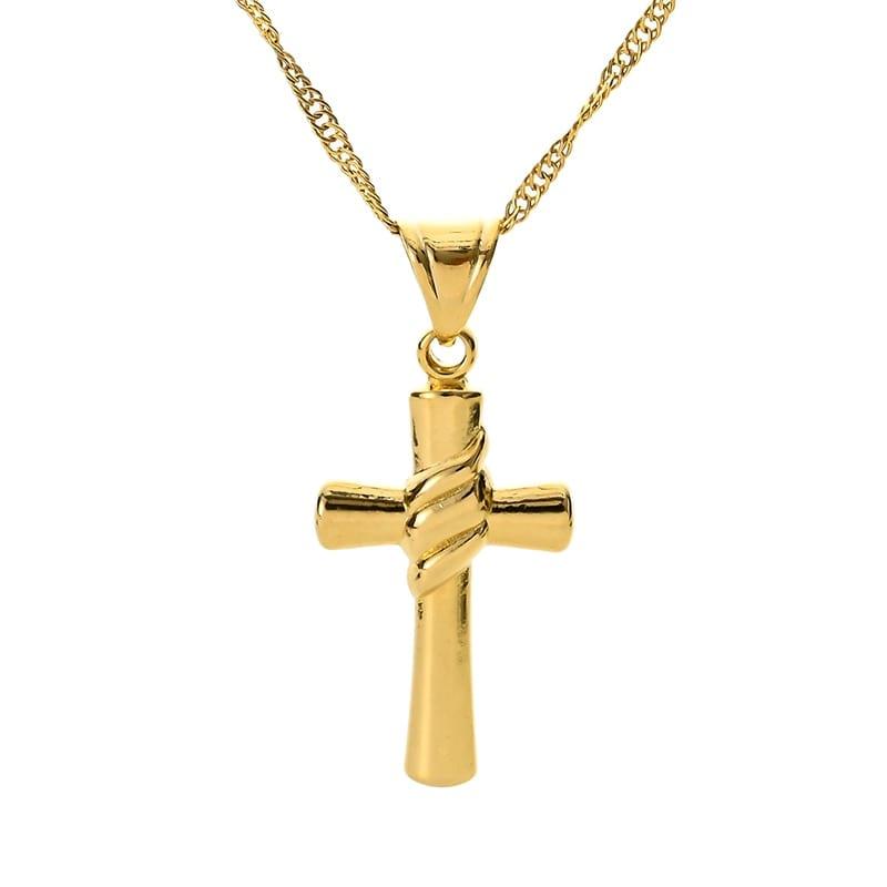 Pendentif croix chaîne pour homme - Adenbora