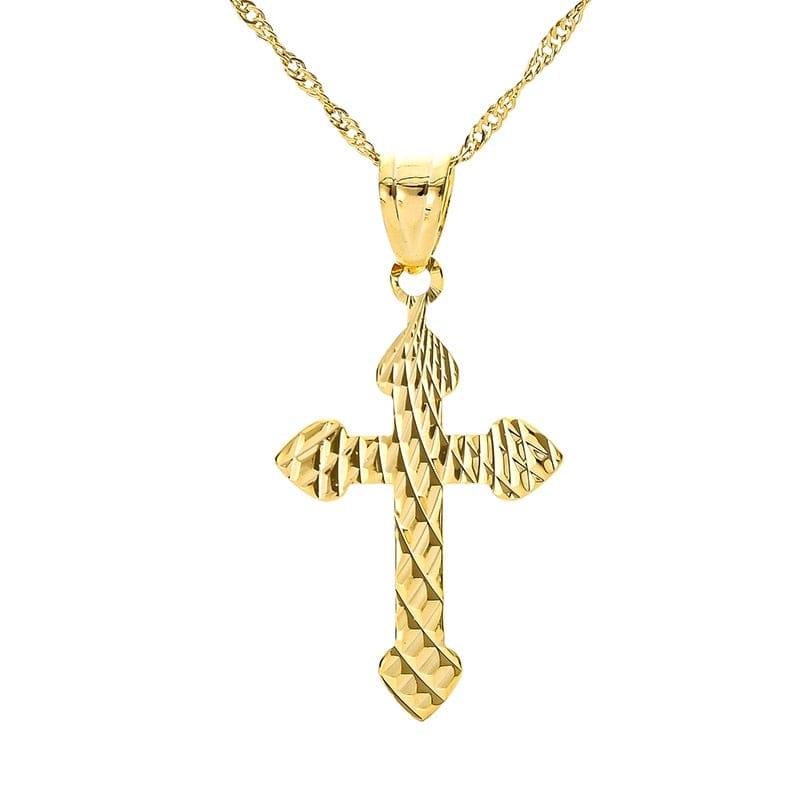 Pendentif croix chaîne pour homme - Adenbora