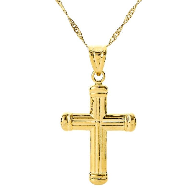 Pendentif croix chaîne pour homme - Adenbora