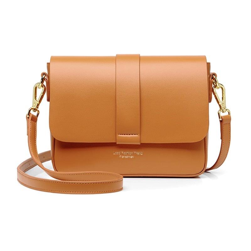 Sac Bandoulière en Cuir de Vache Véritable pour Femmes 2022 : Pochette Unie, Petit Sac à Main, Sac à Bandoulière, Sac Crossbody - Adenbora