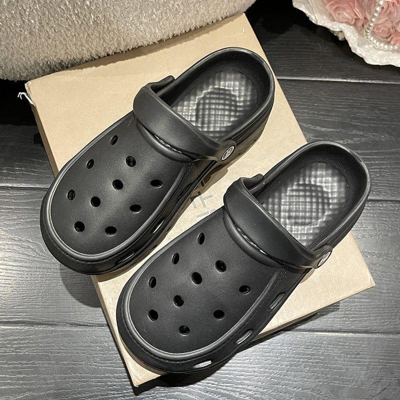 Sandales style crocs à plateforme originale pour femme - Adenbora