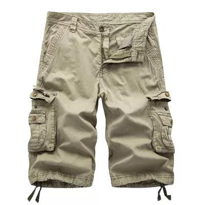 Shorts Cargo Adenbora pour Hommes : Confort Décontracté et Style Tactique, Parfaits pour l'Extérieur et les Activités Casual. - Adenbora