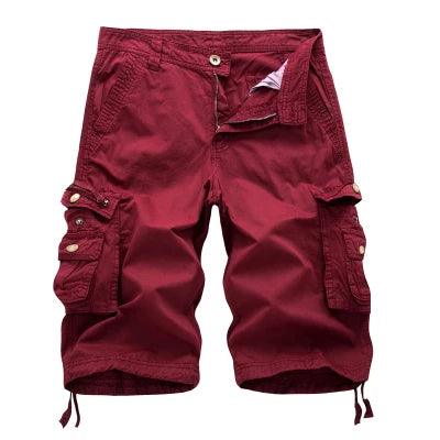 Shorts Cargo Adenbora pour Hommes : Confort Décontracté et Style Tactique, Parfaits pour l'Extérieur et les Activités Casual. - Adenbora