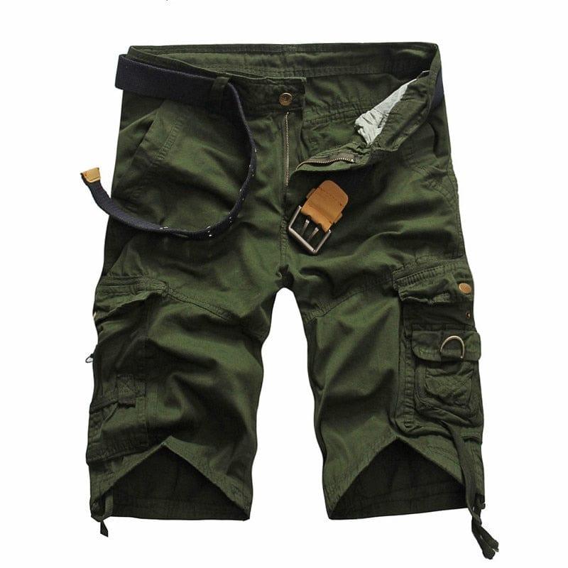 Shorts d'Été Camouflage Coton Cargo Homme - Adenbora