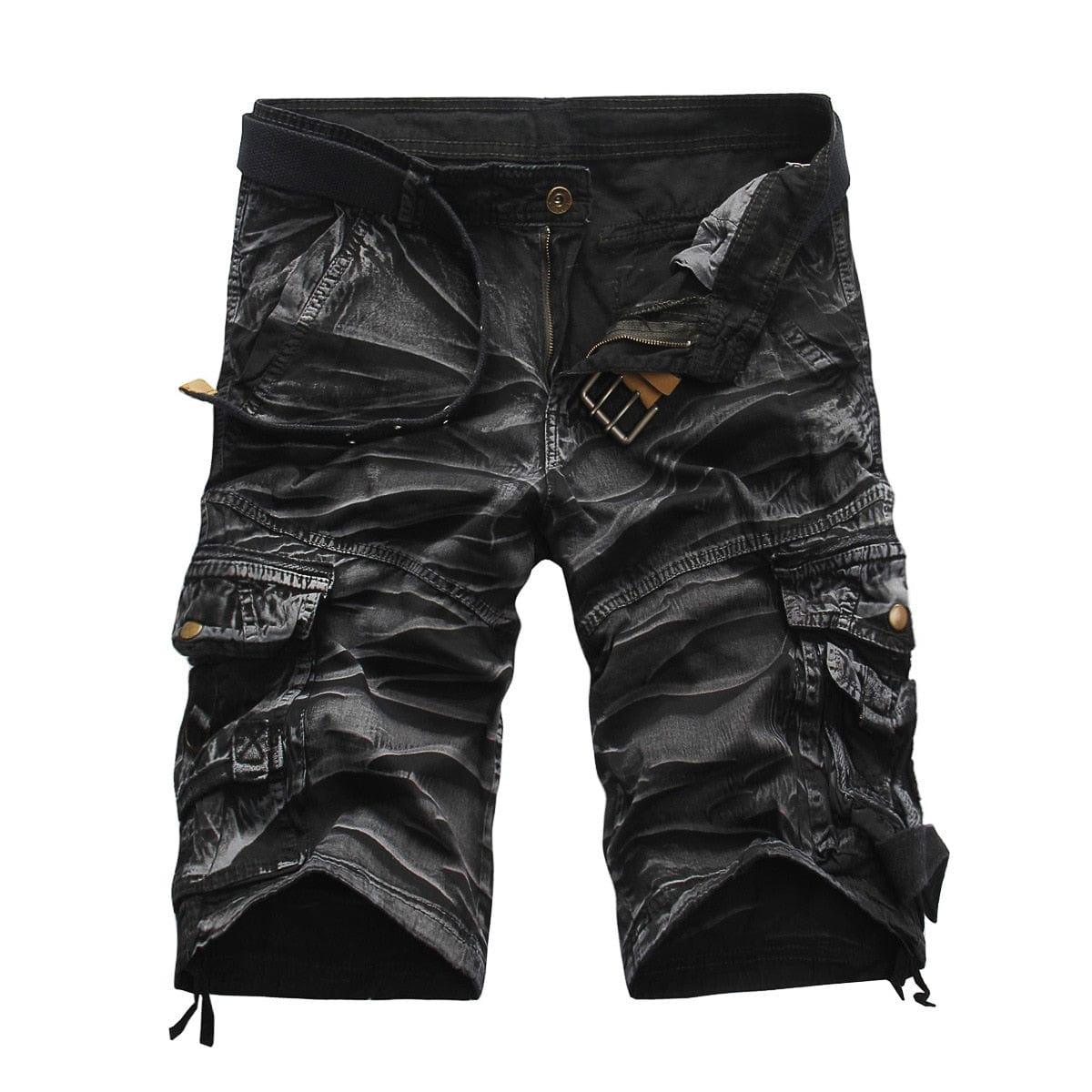 Shorts d'Été Camouflage Coton Cargo Homme - Adenbora