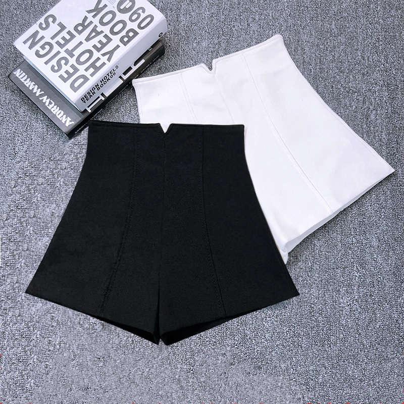 Shorts taille haute pour femme, style Harajuku et grande taille - Adenbora