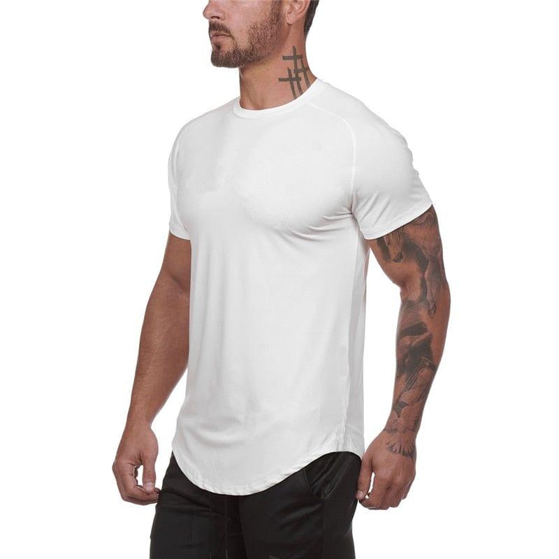 Tee shirt col rond long originale streetwear élégant - Adenbora