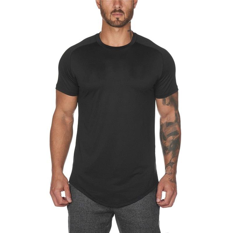 Tee shirt col rond long originale streetwear élégant - Adenbora