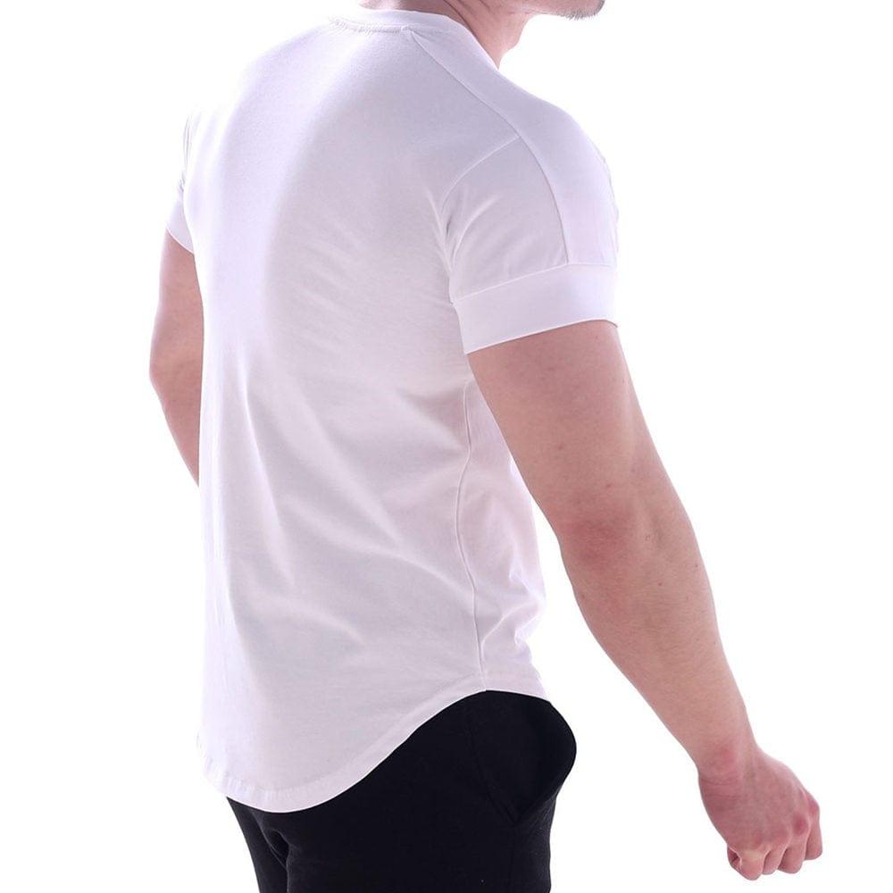 Tee shirt skinny près du corps simple et élégant pour homme - Adenbora