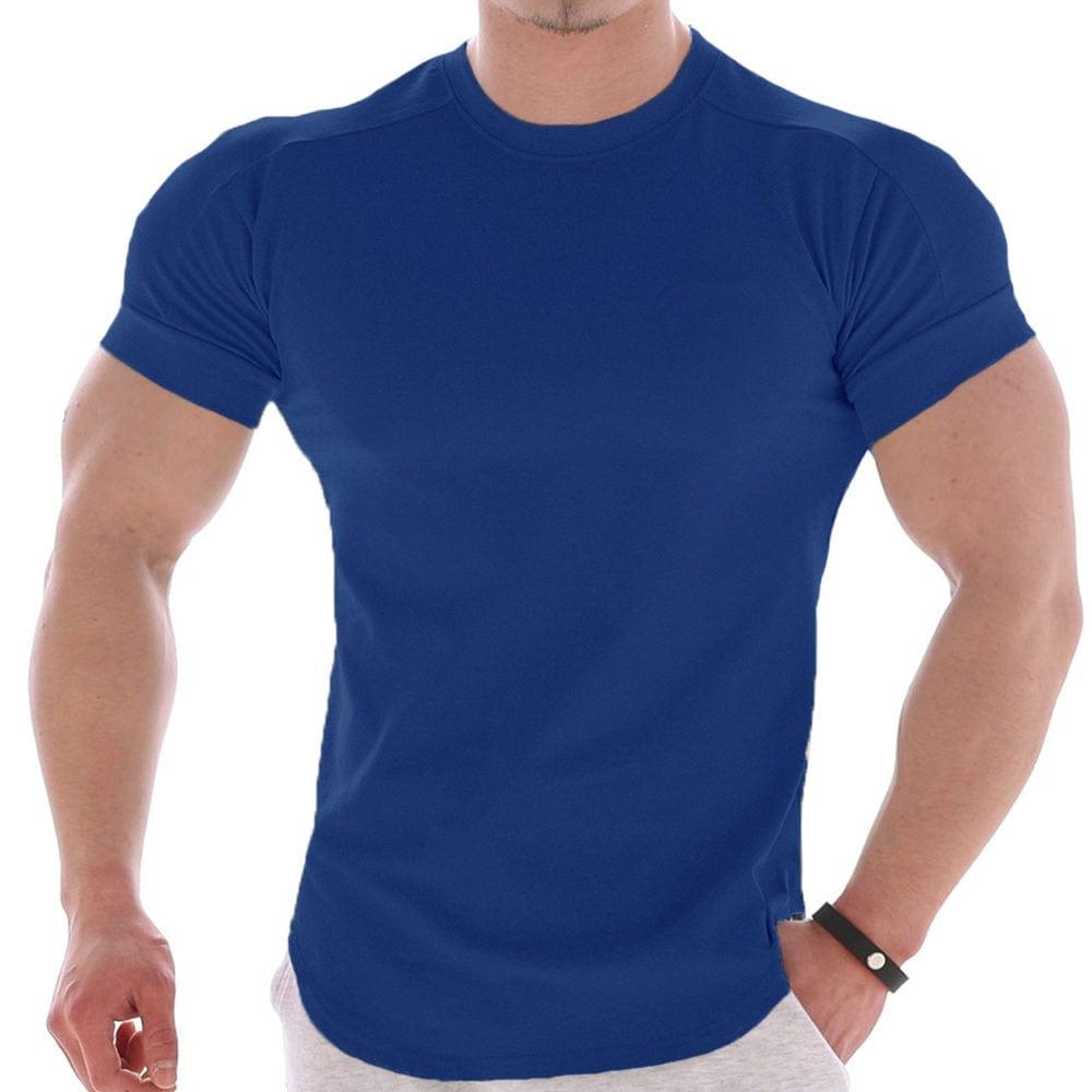 Tee shirt skinny près du corps simple et élégant pour homme - Adenbora