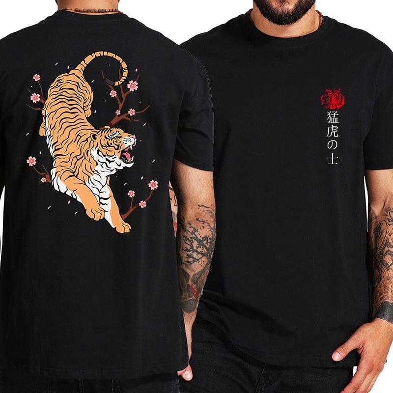 Tee shirt tigre japonais pour homme qualitatif confortable - Adenbora