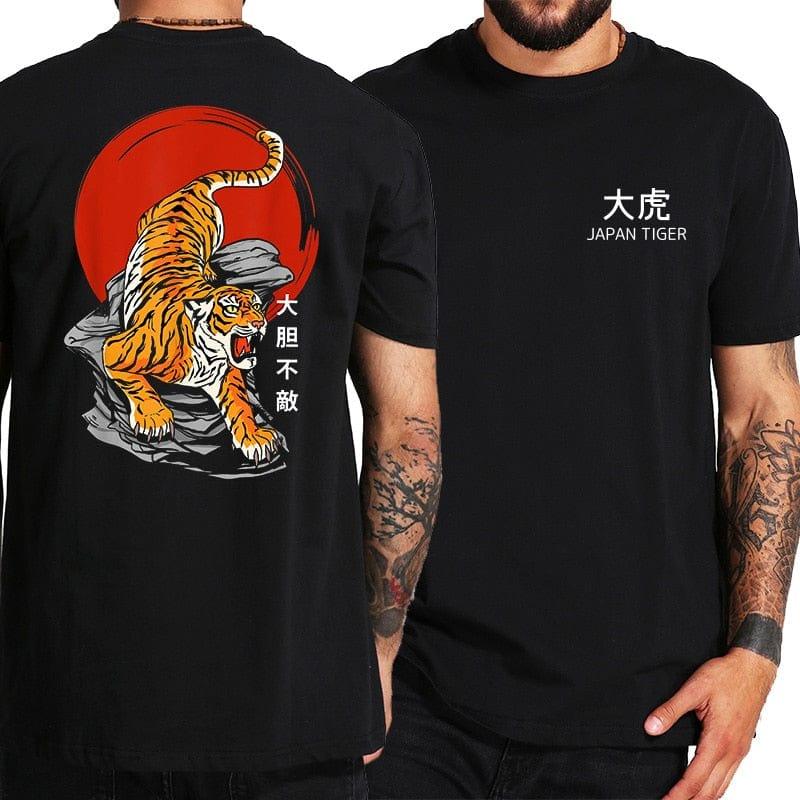 Tee shirt tigre japonais pour homme qualitatif confortable - Adenbora