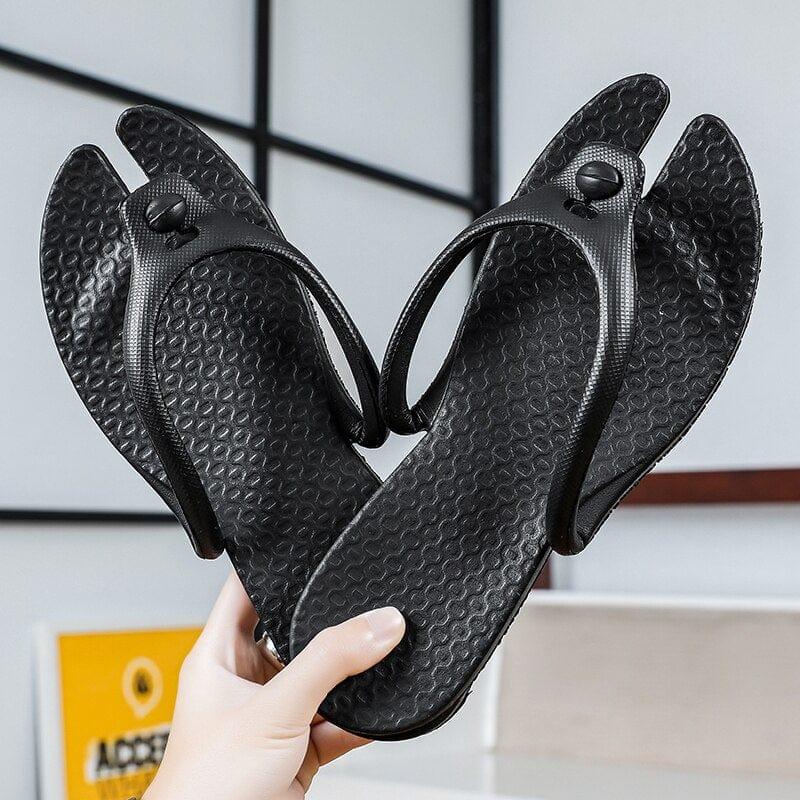 Tongs stylé avec bout séparé originale et confortables pour femme - Adenbora