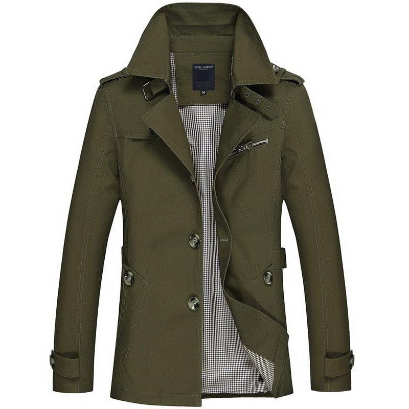 Trench-coat homme fin bien habillé - Adenbora