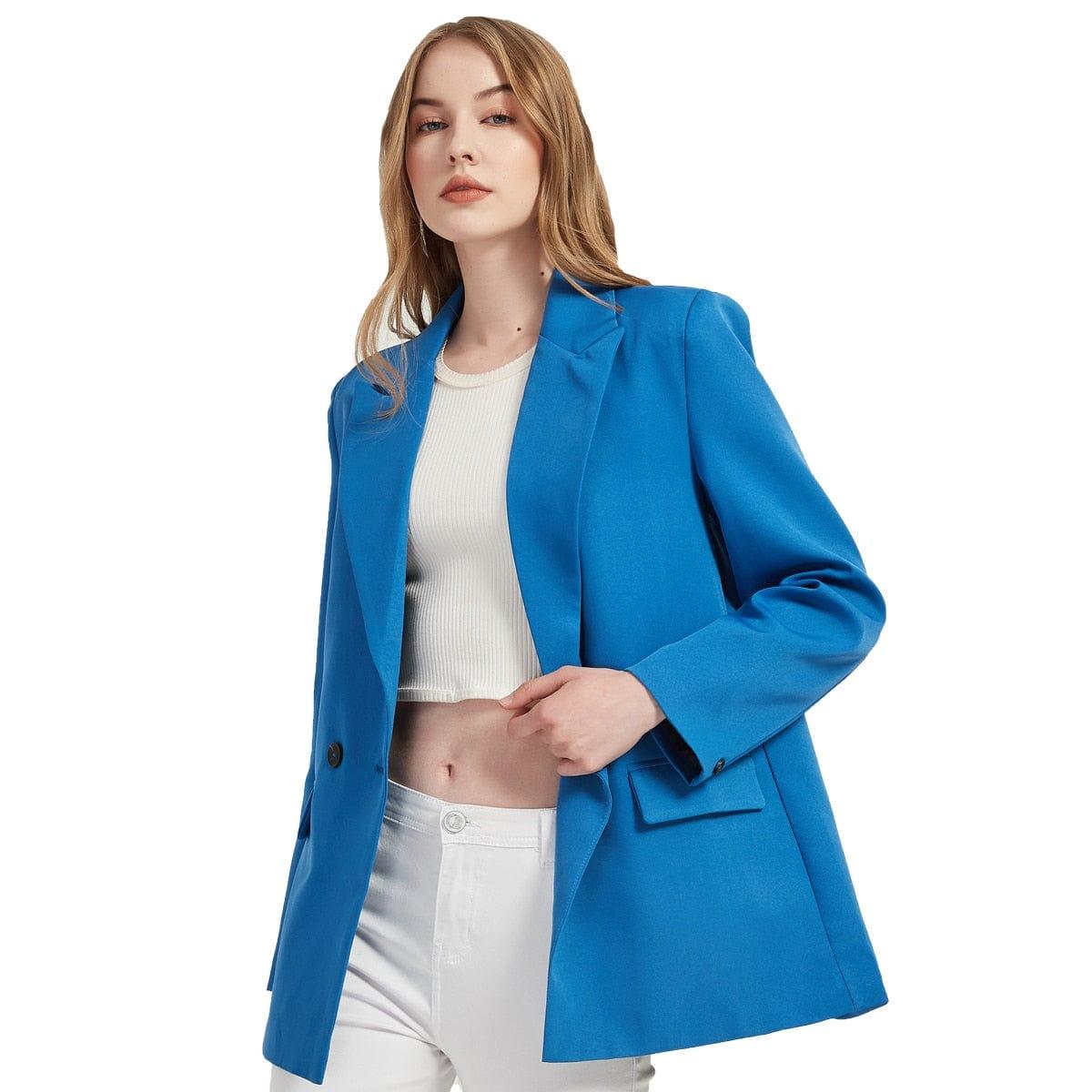 Veste blazer pour femme élégant et simple veste de bureaux originale - Adenbora