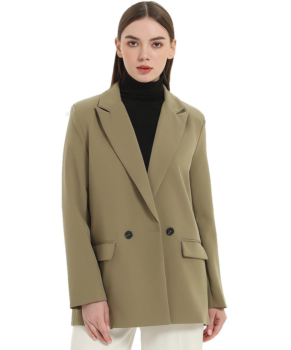 Veste blazer pour femme élégant et simple veste de bureaux originale - Adenbora