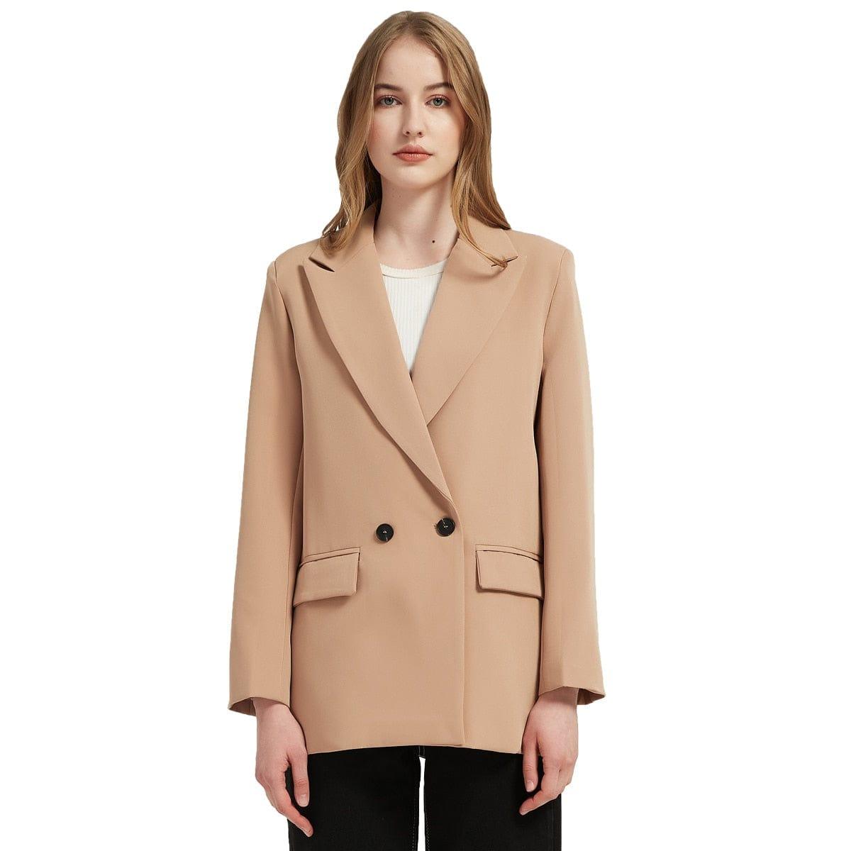 Veste blazer pour femme élégant et simple veste de bureaux originale - Adenbora