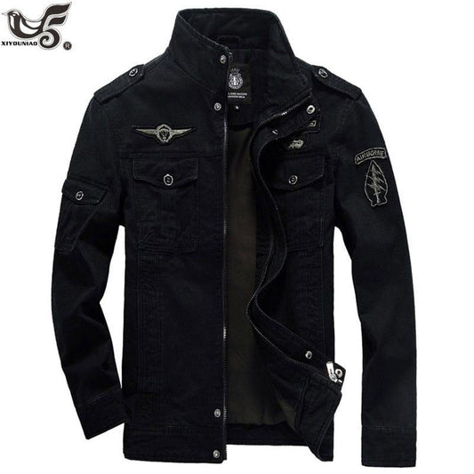 Veste en jeans style militaire - Adenbora