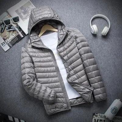 Veste Légère en Duvet de Canard Blanc pour Hommes : Style Casual, Confortable et Élégant pour l'Automne et l'Hiver. - Adenbora